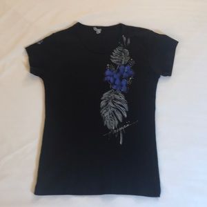 black hawaiian shirt